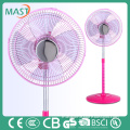 HOT! 12 inch mini industrial pink stand fan for sale